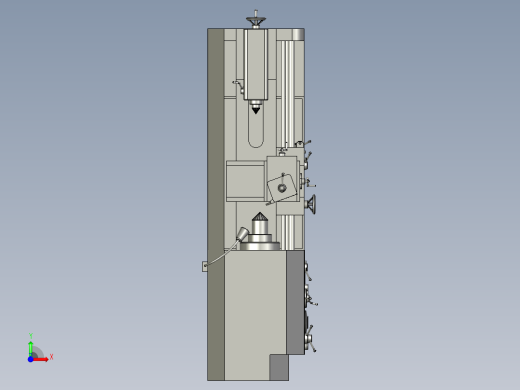 B07-车床3D数据前视缩略图