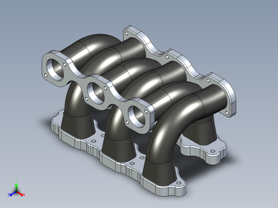 马自达2.5升KL V6进气歧管