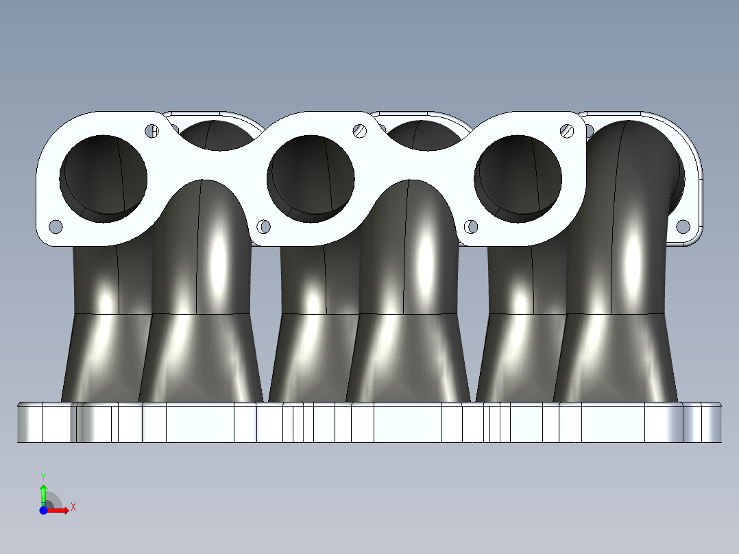 马自达2.5升KL V6进气歧管前视图