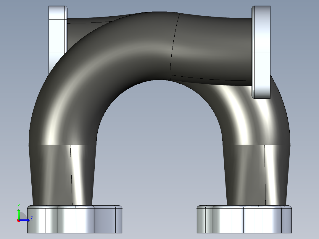 马自达2.5升KL V6进气歧管左视图