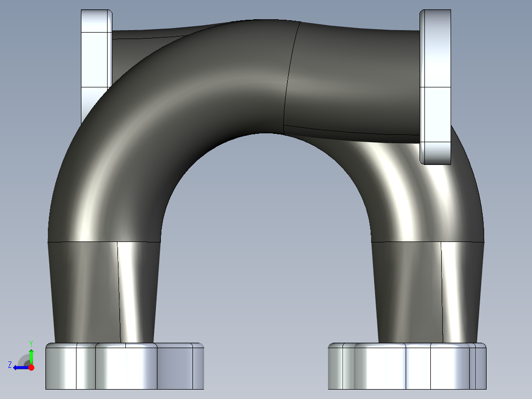 马自达2.5升KL V6进气歧管右视图