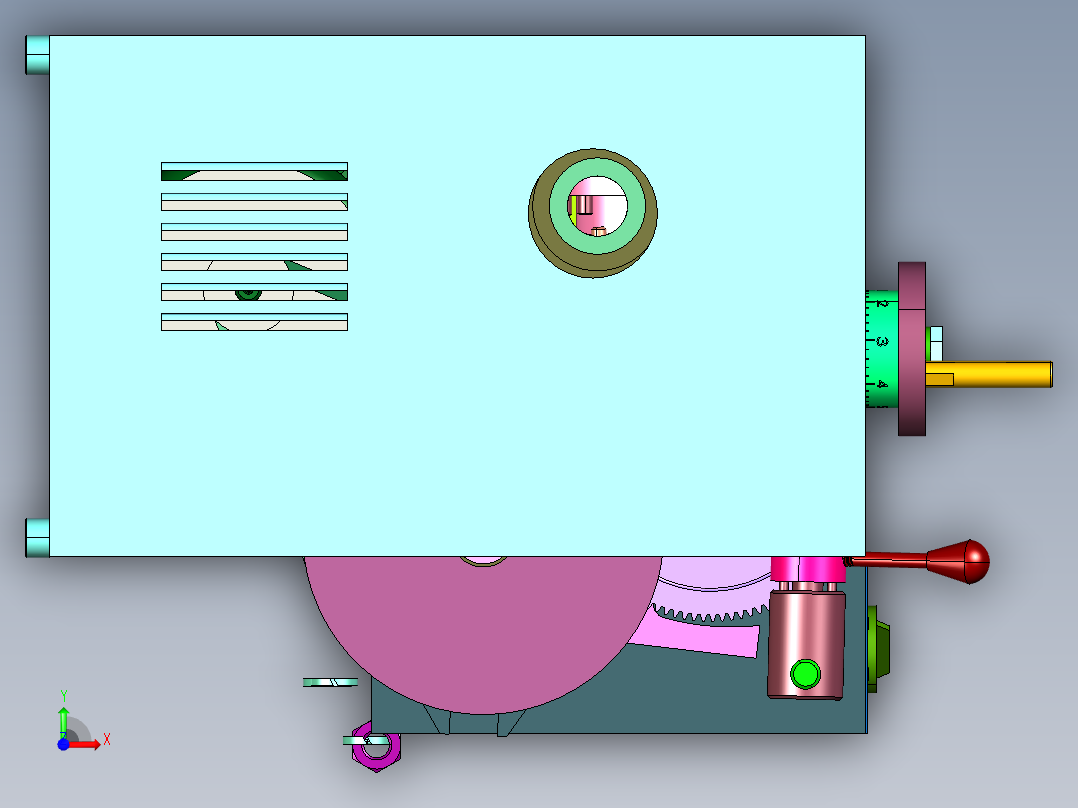 无刷微型木工机床前视图