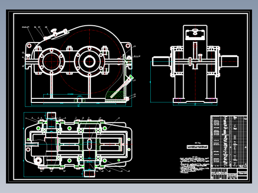 一级圆柱直齿(电机-减速器-工作机)T=500 n=194 10年1班