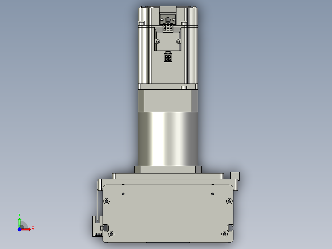 东锦齿条传动DH175G-L167-S2250-BU-减速机+750W前视图
