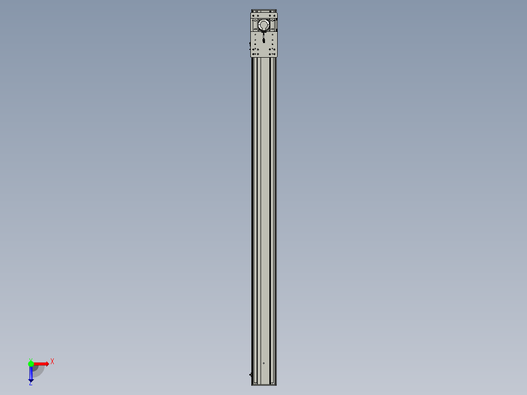 东锦齿条传动DH175G-L167-S2250-BU-减速机+750W俯视图