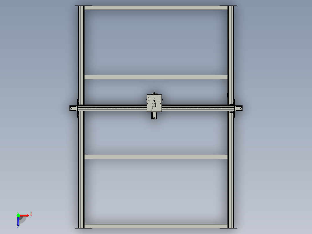 数控皮带和滑轮。使用3m皮带。Nema 34。主轴 2.2 水冷俯视图