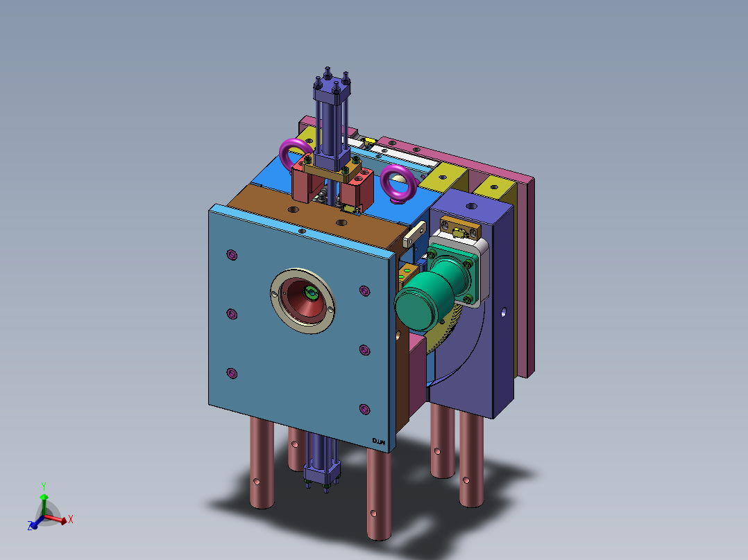 复杂的弯管抽芯模具