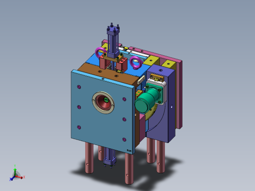 复杂的弯管抽芯模具