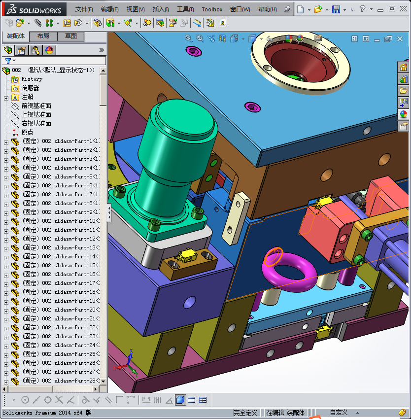复杂的弯管抽芯模具