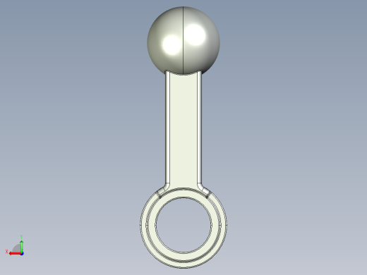 气缸电机-2852 Old Grey Technic Engine Connecting Rod后视缩略图