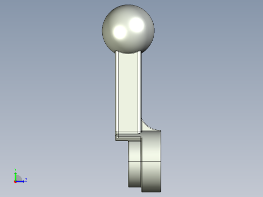 气缸电机-2852 Old Grey Technic Engine Connecting Rod左视缩略图