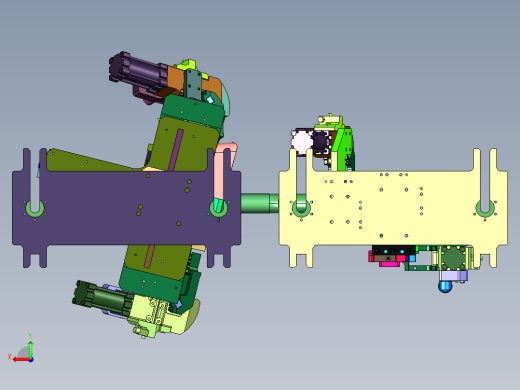 汽车装饰尾管焊接工装后视缩略图