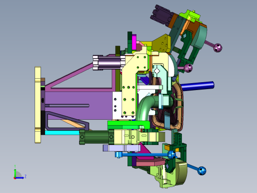 汽车装饰尾管焊接工装左视缩略图