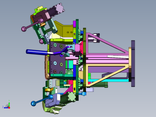 汽车装饰尾管焊接工装右视缩略图