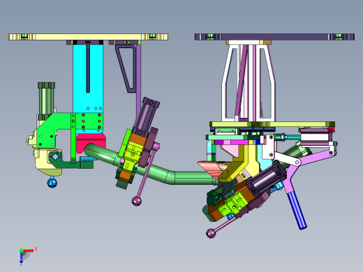 汽车装饰尾管焊接工装俯视缩略图