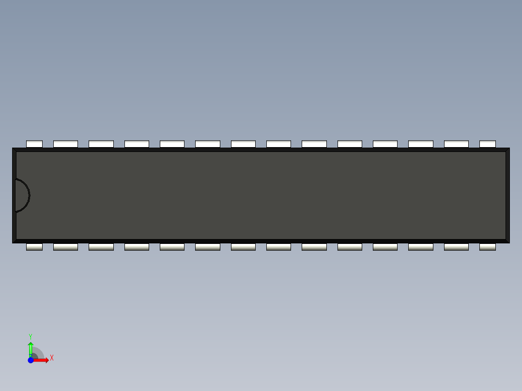 集成电路封装-MS-001BF前视图