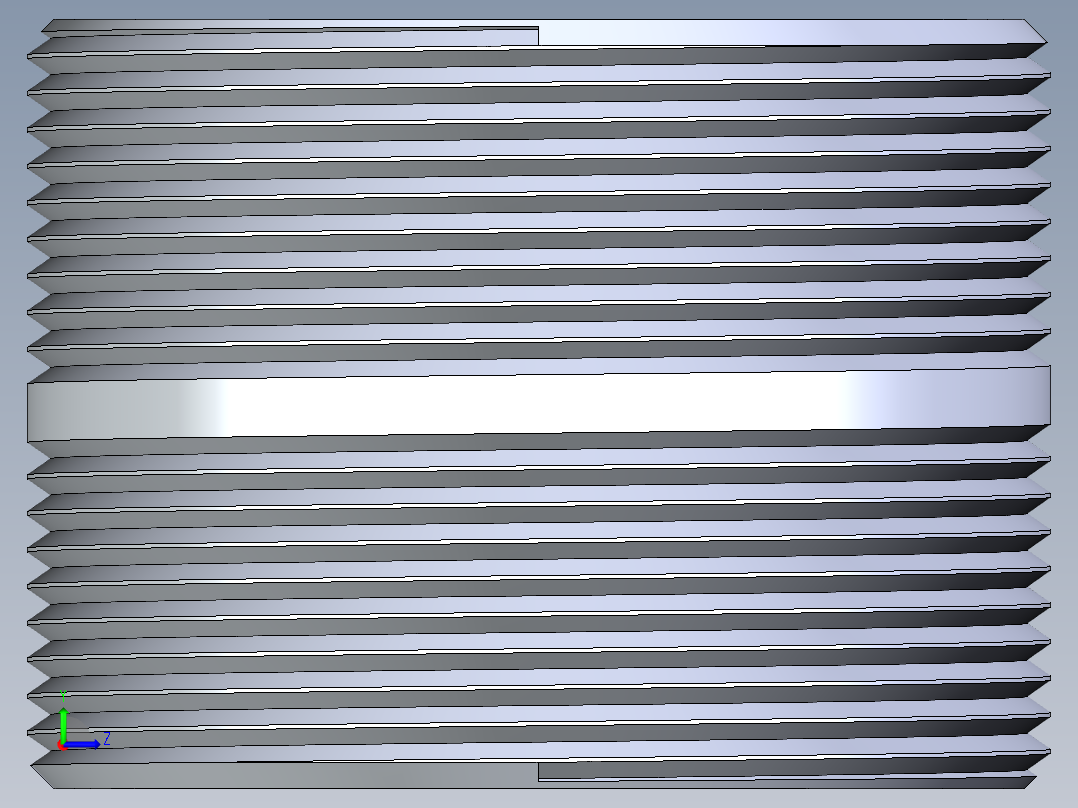 聚氯乙烯配件33-Sch80_Nipple_MPTxMPT_861-338_3in x Close左视图