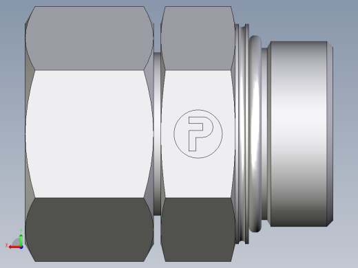 卡套式工业通用硬管接头EO_Swivel_connector_EGEO30SMCF后视缩略图