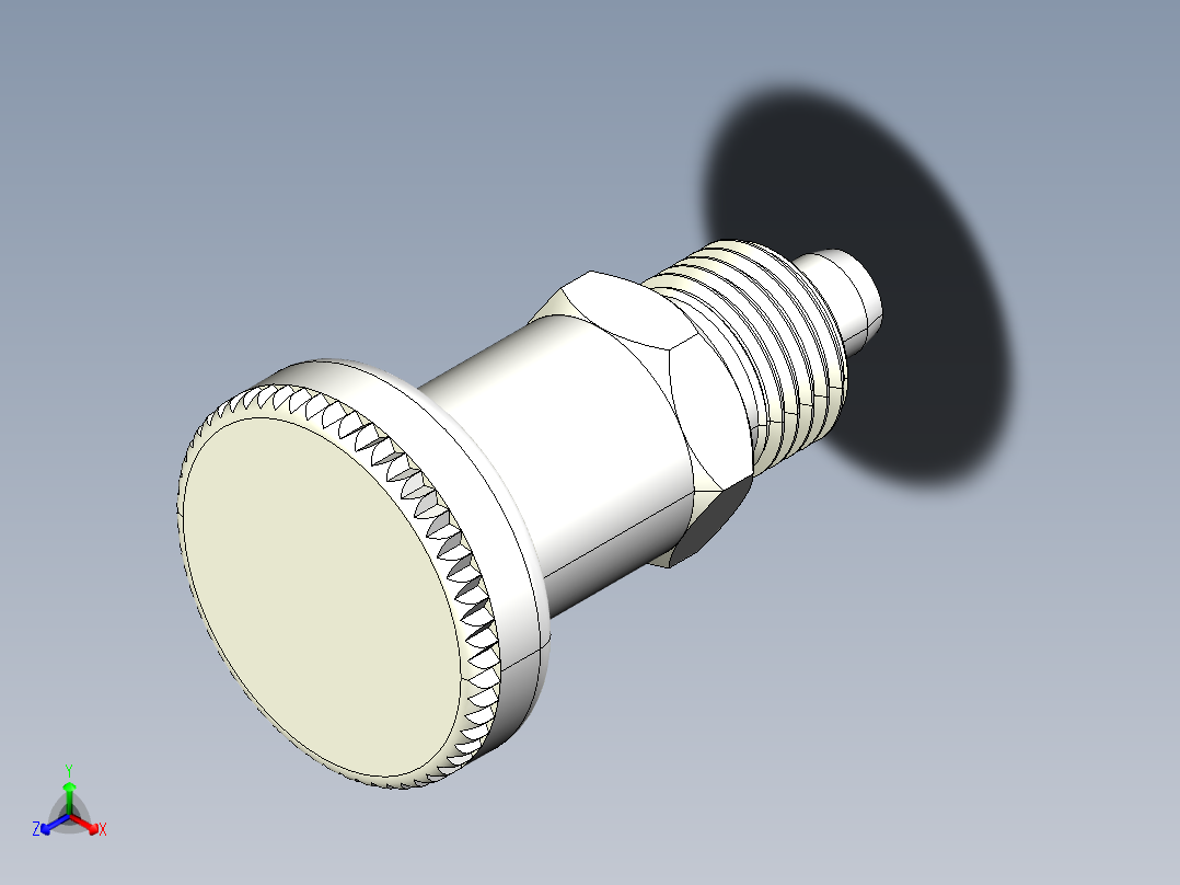 分割定位柱(短型)2212-3D多系列多零件图纸模型正等轴测图