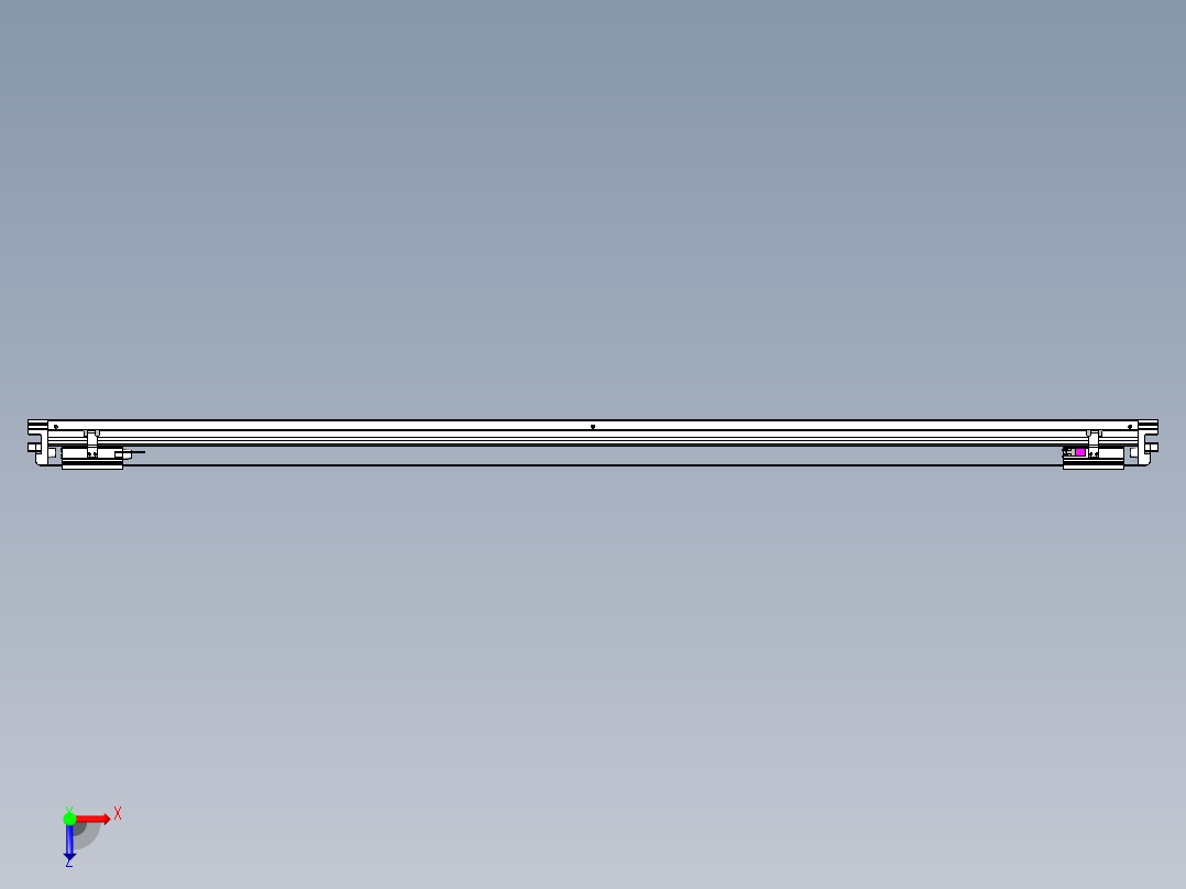 威洛博VL系列3d模型模组2VL17E1Y-S1650俯视图