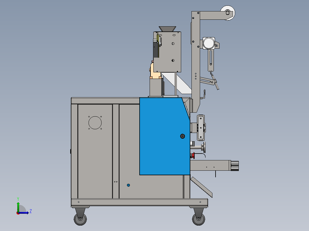 螺丝非标包装机左视图