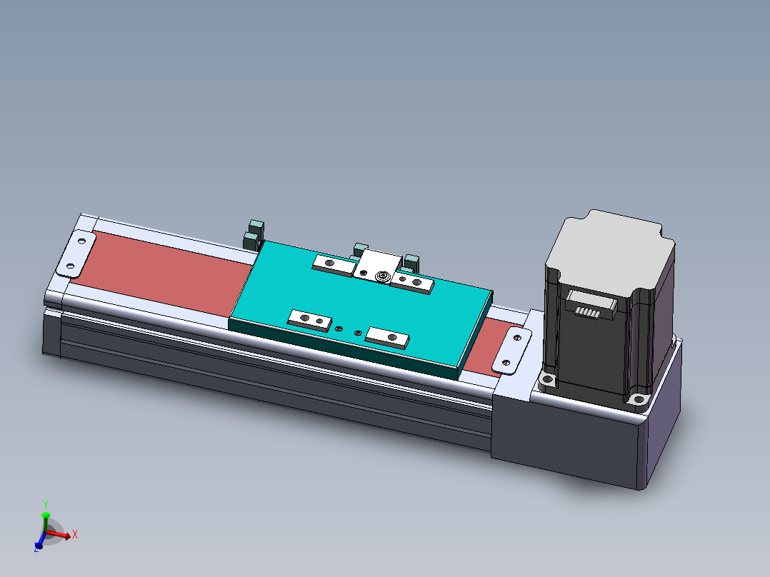 MTB同步带半封闭MTB6-BW-57主视图