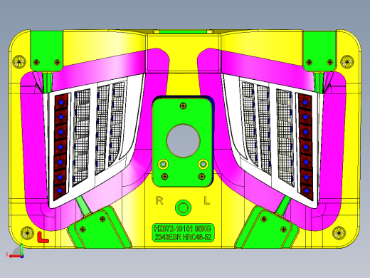 最新的经典的车灯模具（处理内倒扣）后视缩略图