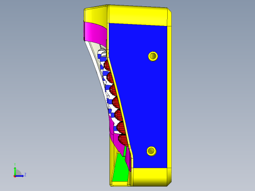 最新的经典的车灯模具（处理内倒扣）左视缩略图