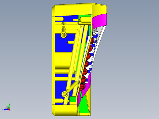 最新的经典的车灯模具（处理内倒扣）右视缩略图