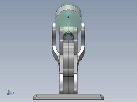 激光切割啤酒猴子CAD-SolidWorks-step格式左视缩略图