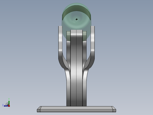 激光切割啤酒猴子CAD-SolidWorks-step格式右视缩略图