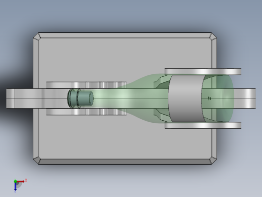 激光切割啤酒猴子CAD-SolidWorks-step格式俯视缩略图