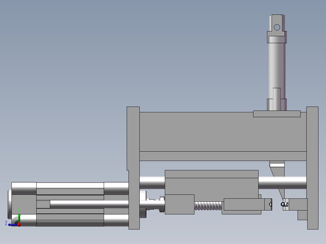 高压气动压管机右视图