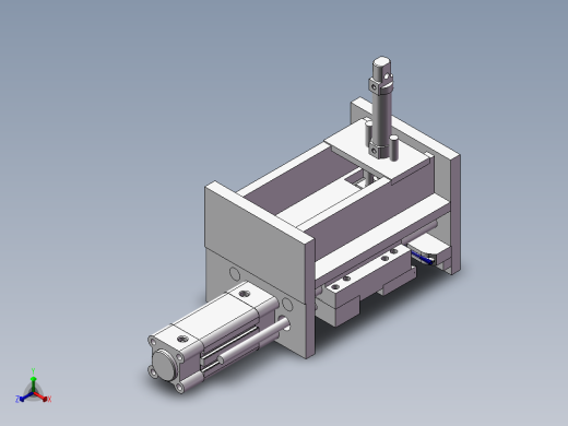 高压气动压管机正等轴测缩略图