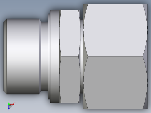 卡套式工业通用硬管接头EO_Swivel_connector_EGE22LMEDCF俯视缩略图