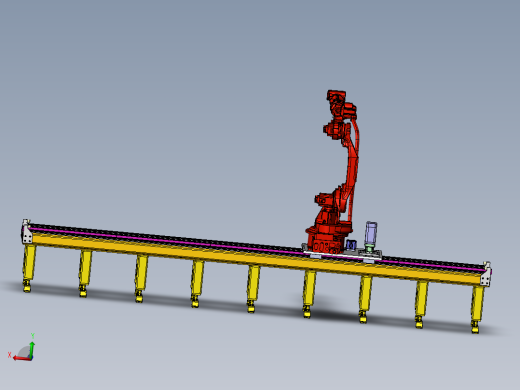 焊接机器人行走轴SW三维图==1138641==160ku