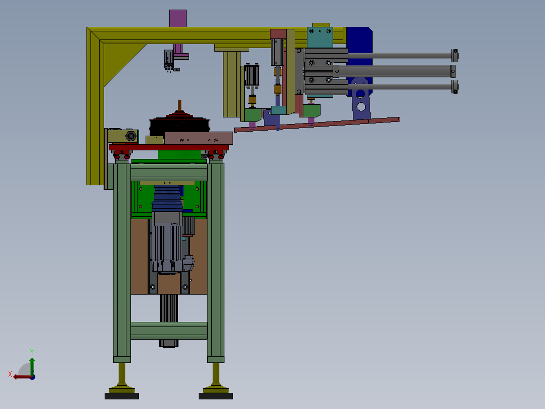 C1汽车车轮钢圈加工 sw16后视图