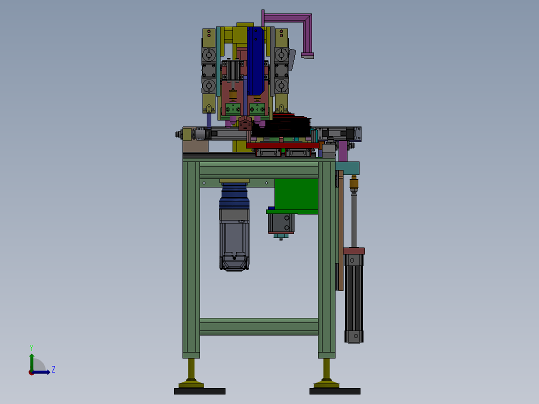C1汽车车轮钢圈加工 sw16左视图