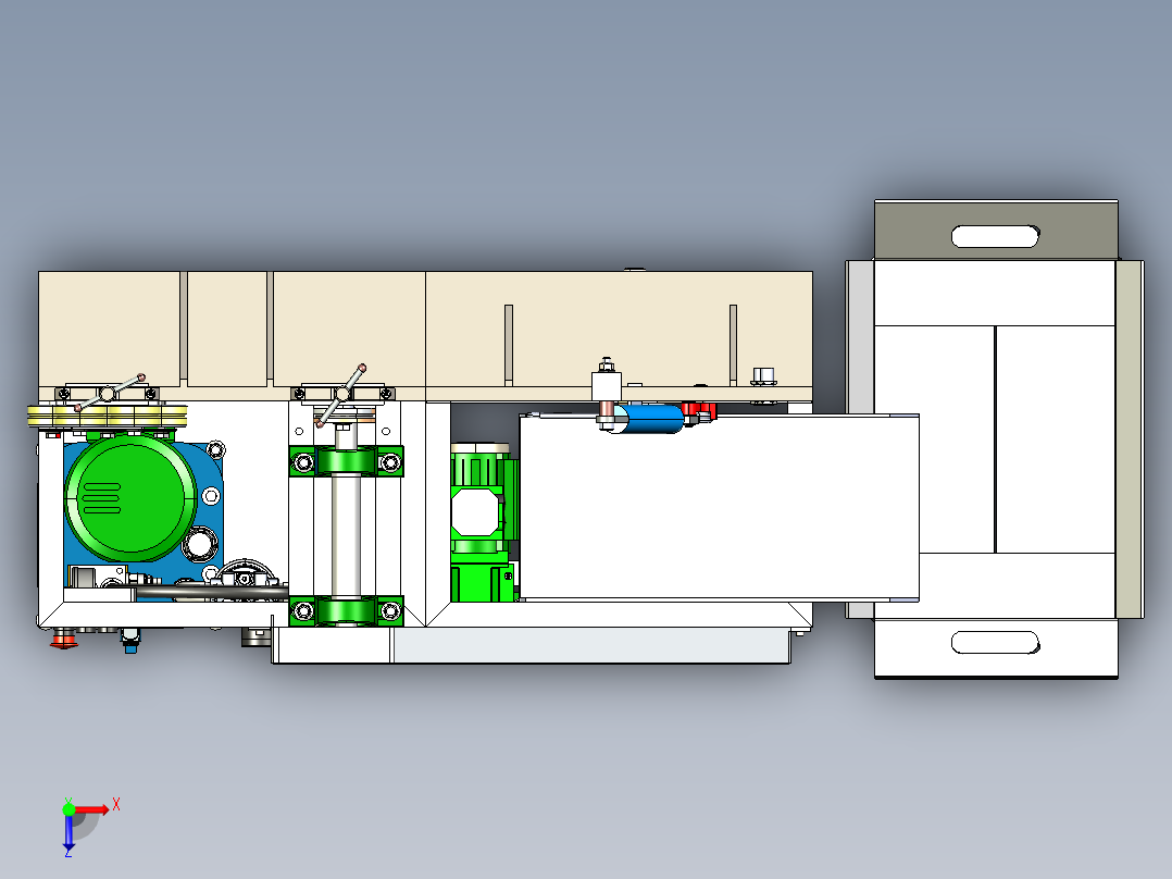 折弯机sw20俯视图