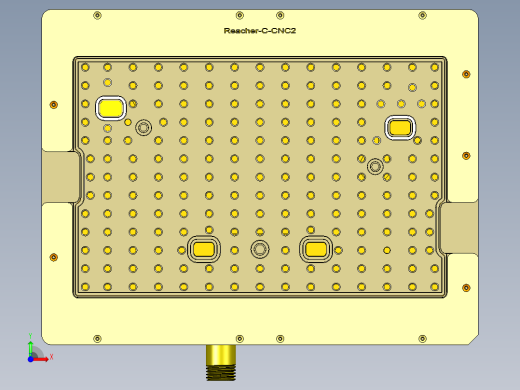 REACHER-C笔记本CNC工装夹具三维模型-CNC2-0912前视缩略图