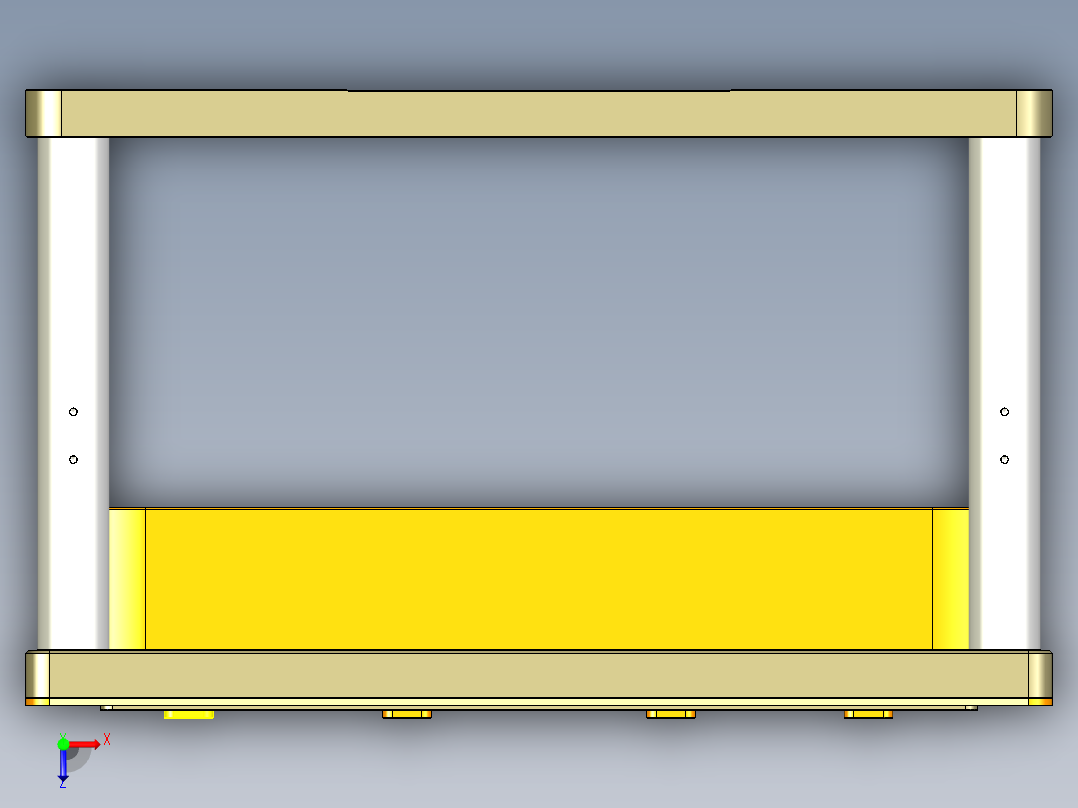 REACHER-C笔记本CNC工装夹具三维模型-CNC2-0912俯视图