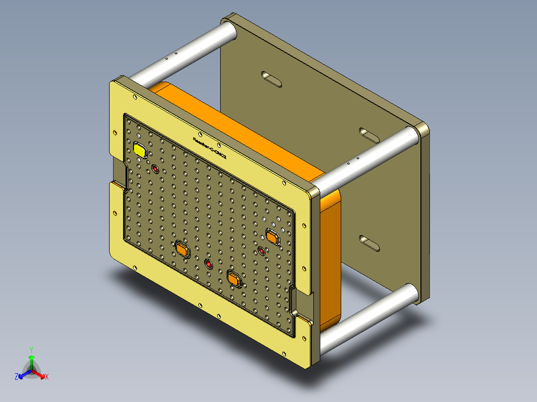 REACHER-C笔记本CNC工装夹具三维模型-CNC2-0912正等轴测图