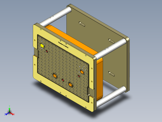 REACHER-C笔记本CNC工装夹具三维模型-CNC2-0912正等轴测缩略图