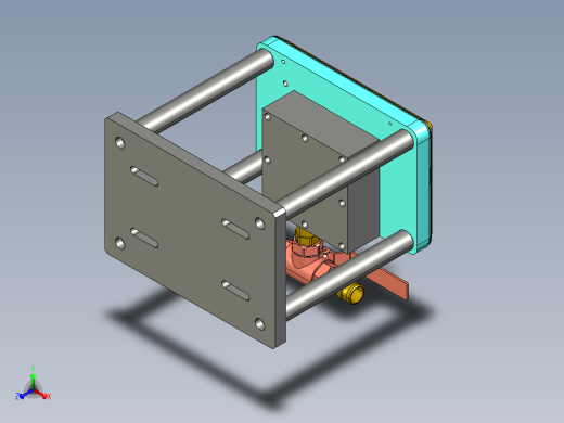vaz90-c-cnc4笔记本CNC工装夹具三维模型-0912正等轴测缩略图