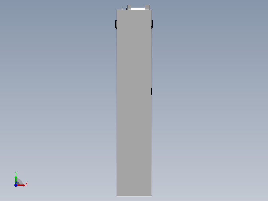 竹笋自动剥皮机sw20可编辑前视图