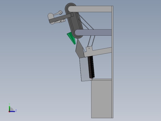 竹笋自动剥皮机sw20可编辑左视缩略图