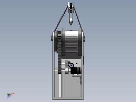 竹笋自动剥皮机sw20可编辑俯视缩略图