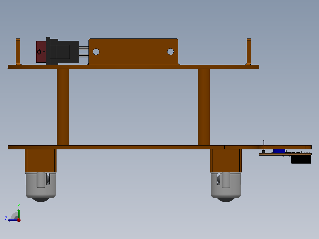 AGV小车、AGV(96)右视图