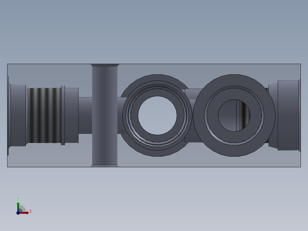 定制液压块 (2)前视图