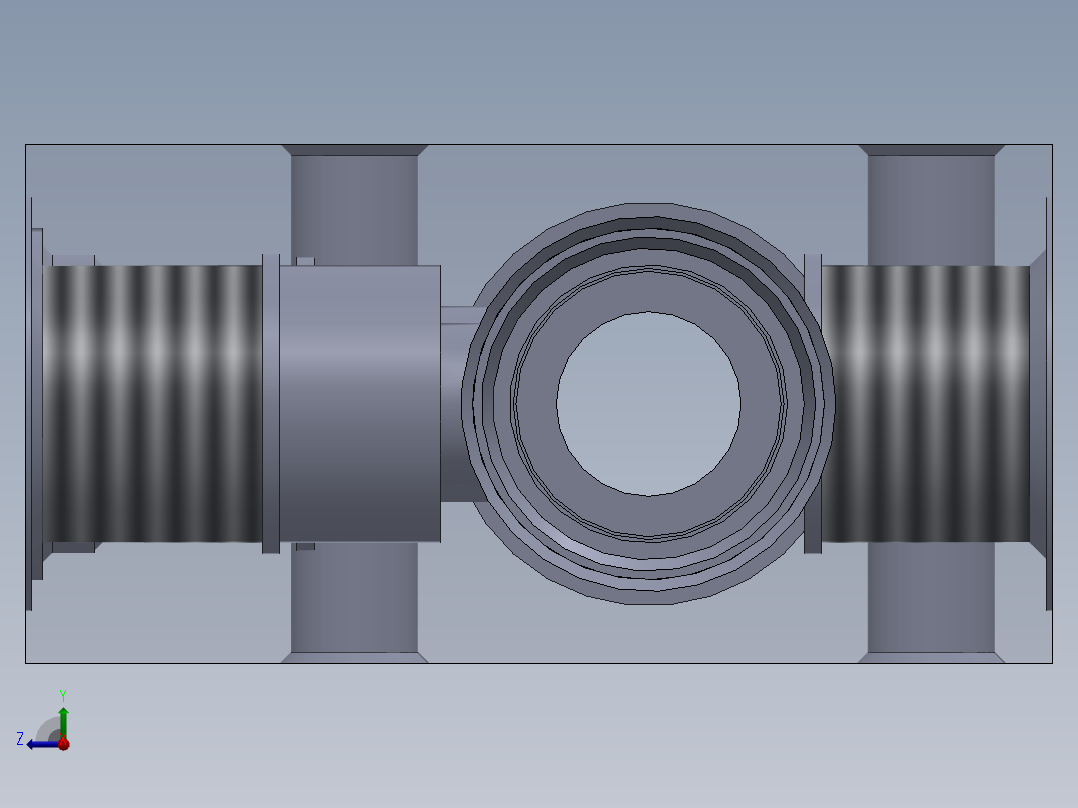 定制液压块 (2)右视图